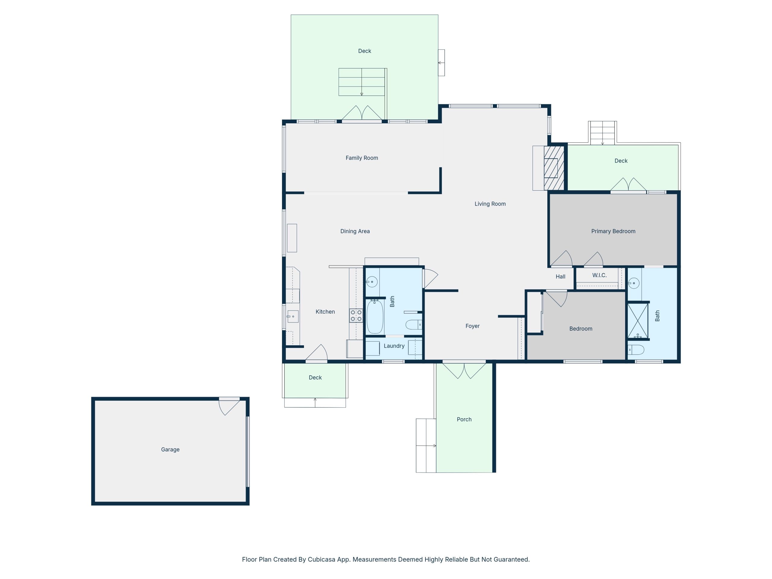 2D Floor Plan for 201 De Haro Lane